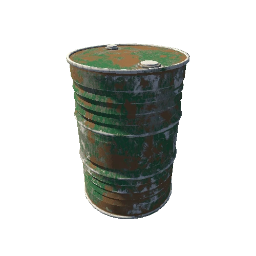 Multiridge _Barrel_Two_Caps_Aged_Green